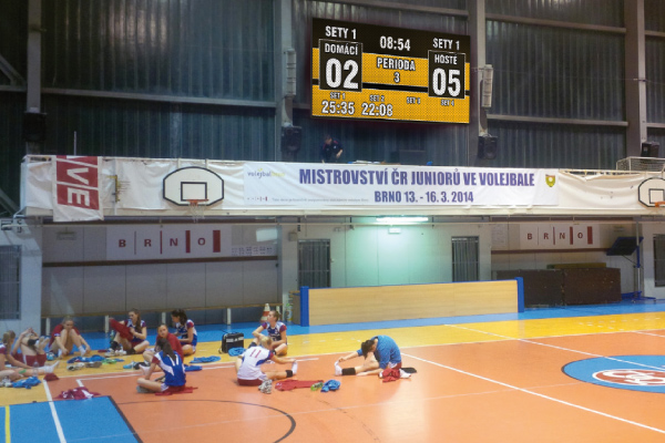 Scoreboard Sport Center in Brno, Czech Republic